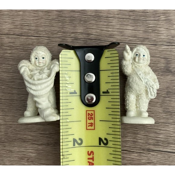 Snowbabies Dept 56 Pewter Figurines Hugs and Kisses Set of 2 Collecting Stars - Picture 12 of 12